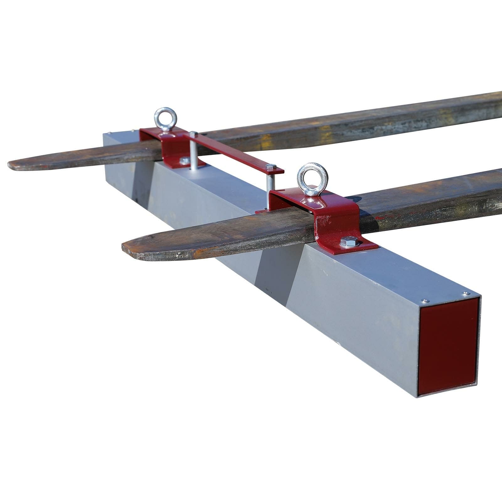 Magnetic sweeper on forks